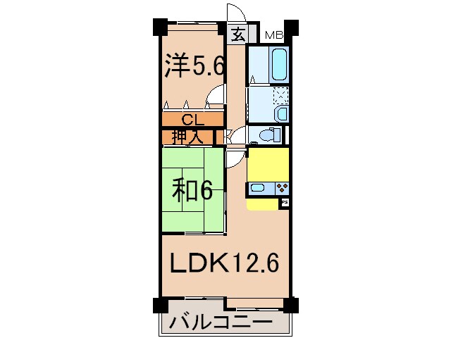 新庄駅 徒歩22分 4階の物件間取画像