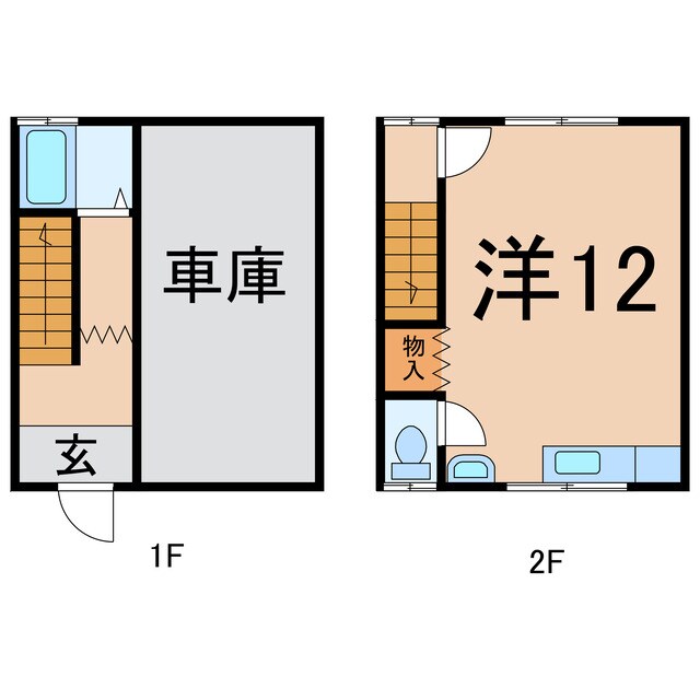 新庄駅 徒歩15分 1-2階の物件間取画像