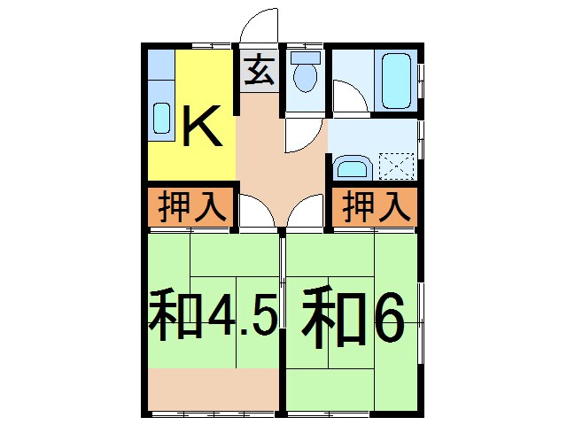 新庄駅 徒歩10分 1階の物件間取画像