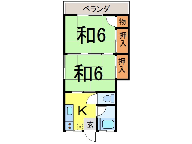 新庄駅 徒歩10分 1階の物件間取画像