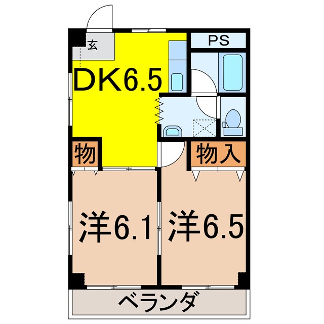 新庄駅 徒歩25分 1階の物件間取画像