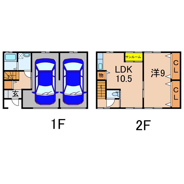 新庄駅 徒歩14分 1-2階の物件間取画像