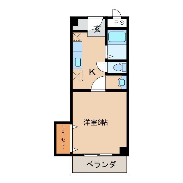メゾンミハラの物件間取画像