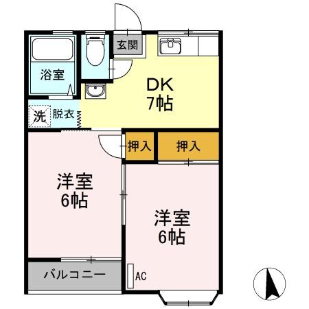 ドリームタウンの物件間取画像