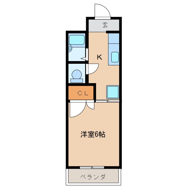 ぴーかん・はうすの物件間取画像