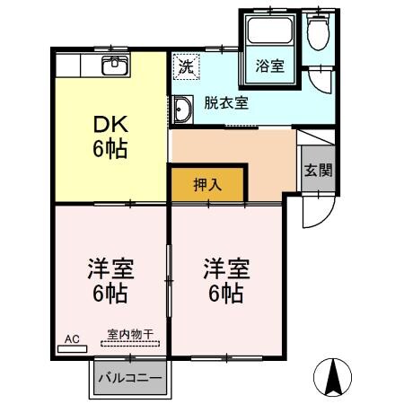 コーポシグマの物件間取画像