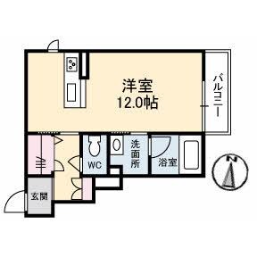 グレースコート出雲の物件間取画像