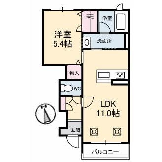 アトリエールの物件間取画像