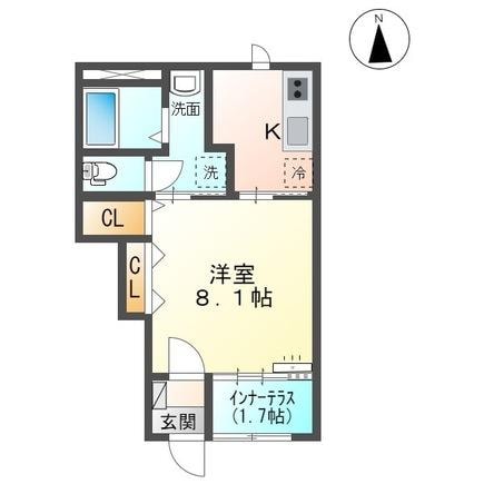 アンジェリーナの物件間取画像