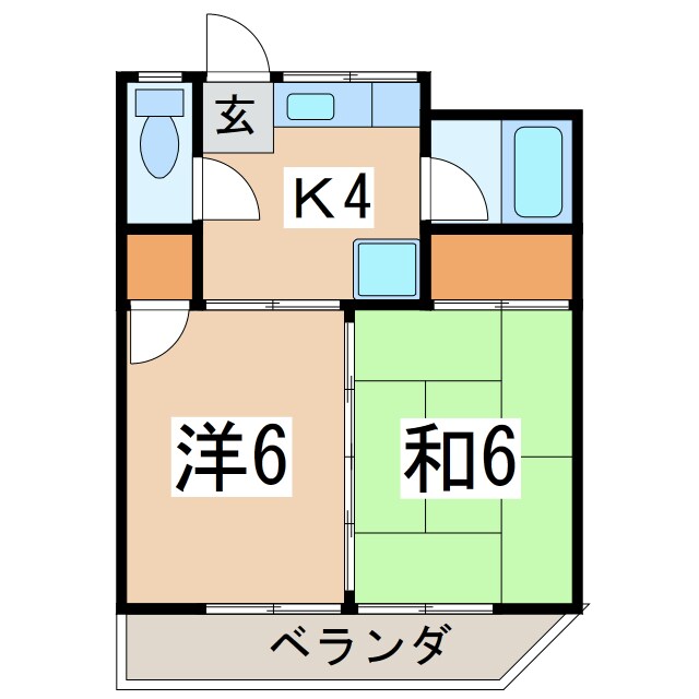 シティマンションＭ３の物件間取画像