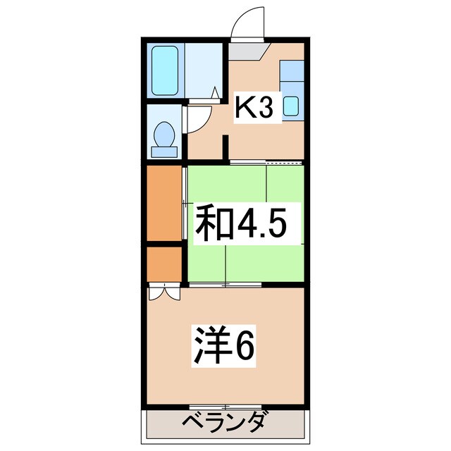 カトルセゾンⅡの物件間取画像