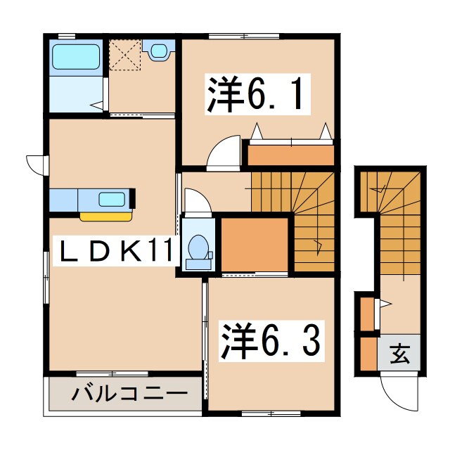 ＣＫセントコートの物件間取画像