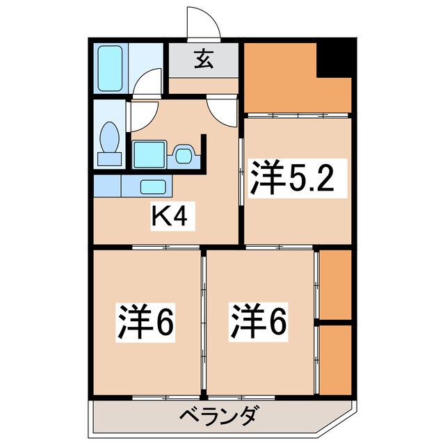 栄町ファーストマンションの物件間取画像