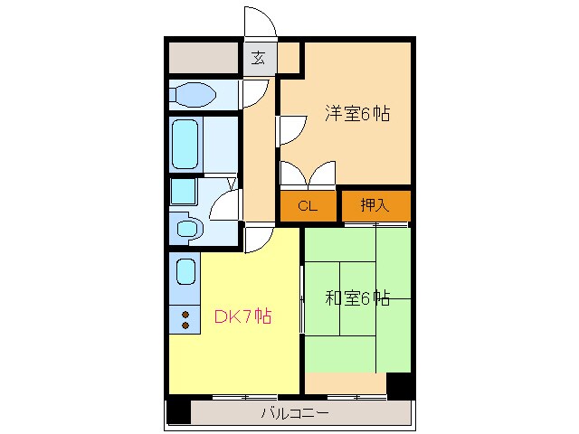 コアハイツ井上の物件間取画像