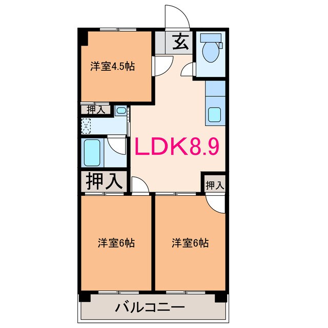 コトブキビルの物件間取画像