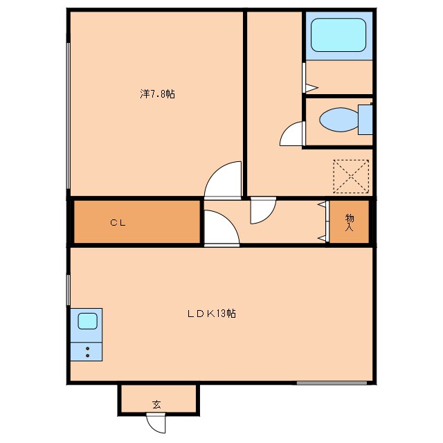 ブリリアントハイツの物件間取画像