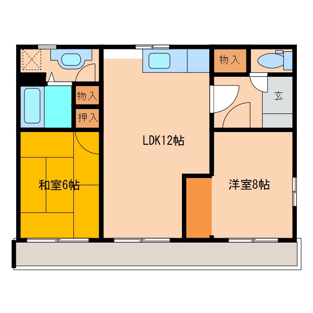 メゾン泉の物件間取画像