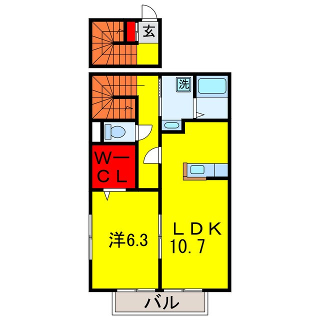 五井駅 徒歩16分 2階の物件間取画像