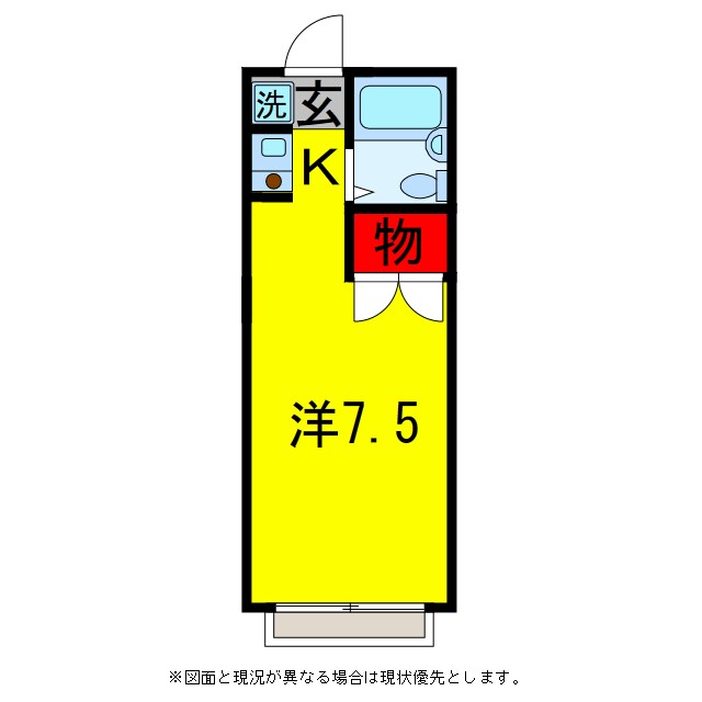 キャンパスほんごう広田の物件間取画像