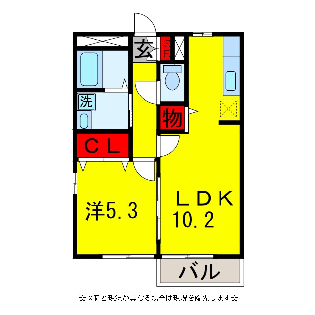 五井駅 バス10分  松ヶ島下車：停歩6分 1階の物件間取画像