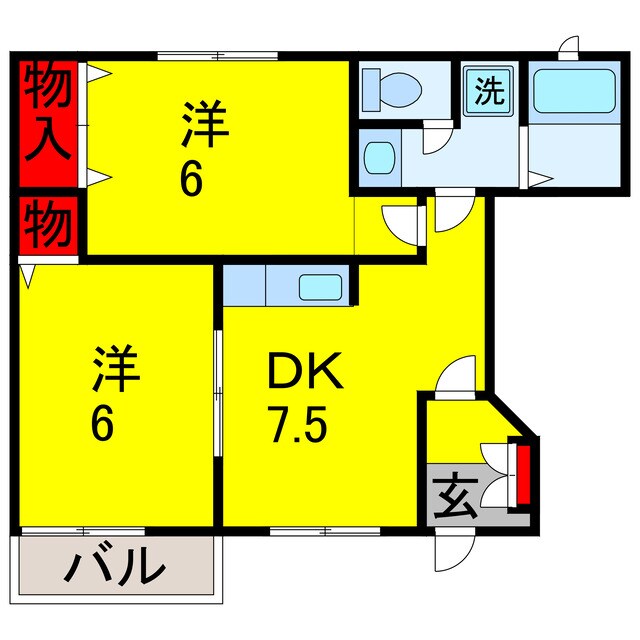 五井駅 徒歩25分 1階の物件間取画像