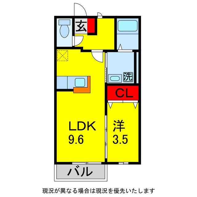 メゾンドヴィバーチェ　D棟の物件間取画像