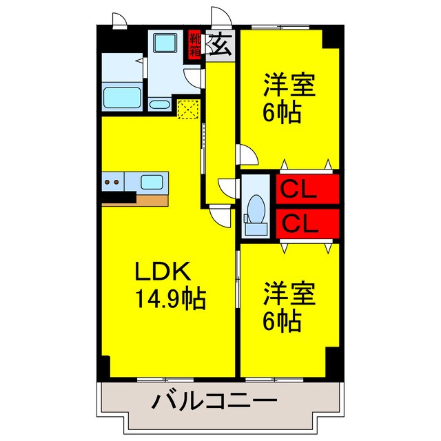 五井駅 バス15分  中央武道館・藤井バス停下車：停歩5分 3階の物件間取画像