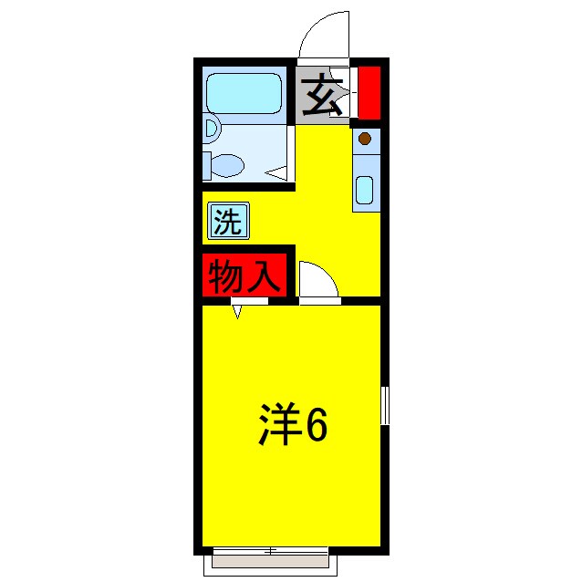 ＦＭハイツの物件間取画像