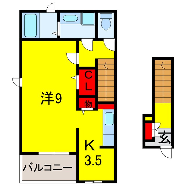 五井駅 徒歩16分 2階の物件間取画像