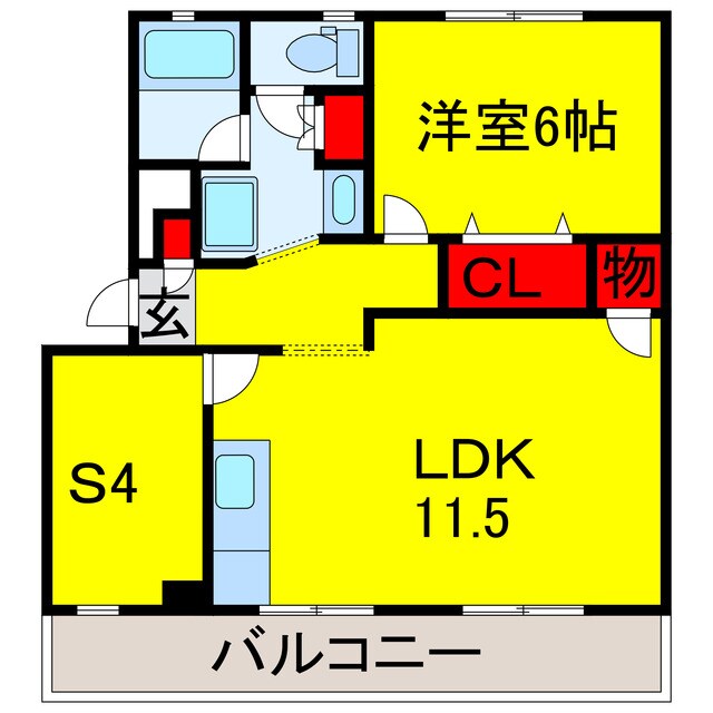 レスポワール２１の物件間取画像