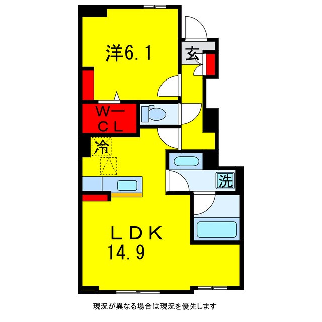 パッシィオーネUの物件間取画像