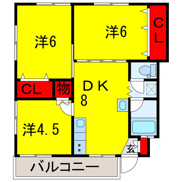 茂原駅 徒歩11分 2階の物件間取画像