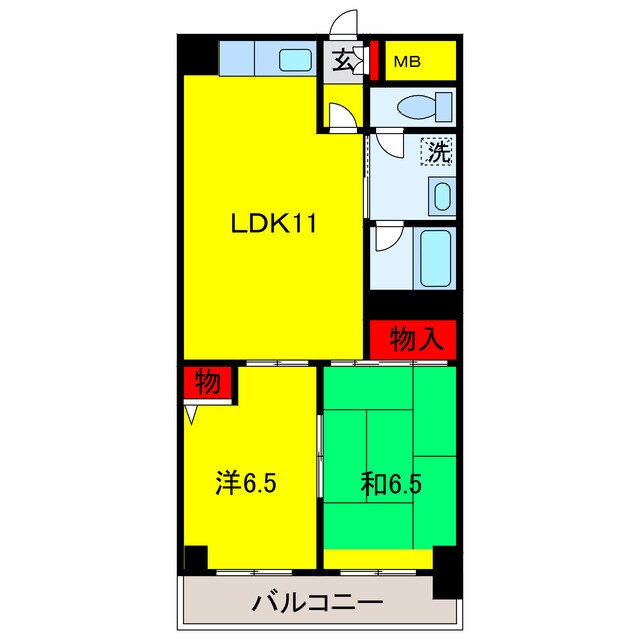 シャトレ白金の物件間取画像