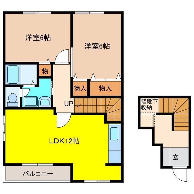 レジデンスオークの物件間取画像