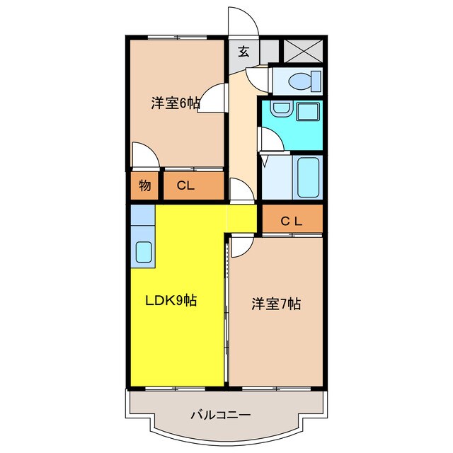 グラシアの物件間取画像