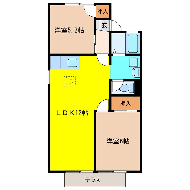 サンウッドの物件間取画像