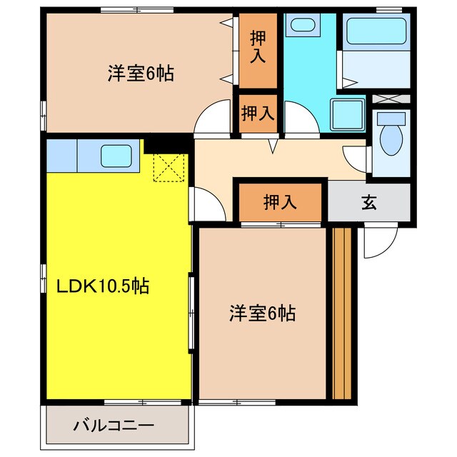 アドニスの物件間取画像