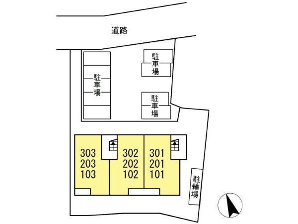 サンハイツ今枝の物件外観写真
