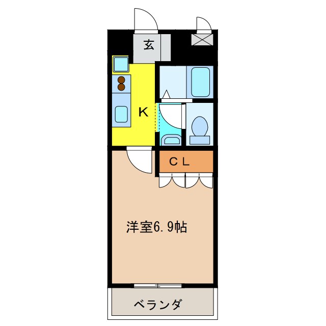 サニーコートの物件間取画像