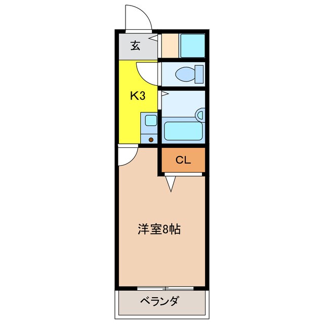 ユニオンハイツの物件間取画像