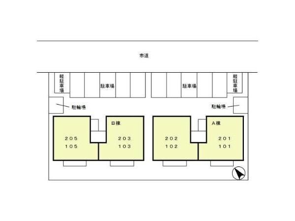 グランコートＢの物件外観写真