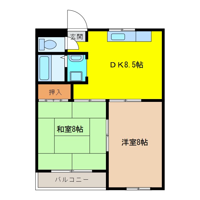 パーク大門の物件間取画像