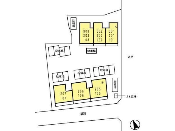 ムーンライトB棟の物件外観写真