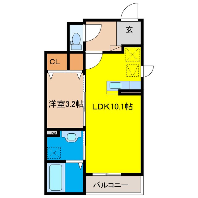 マルベリーの物件間取画像