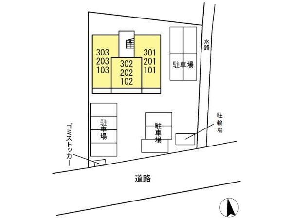 グリーンヒル二重堀の物件外観写真