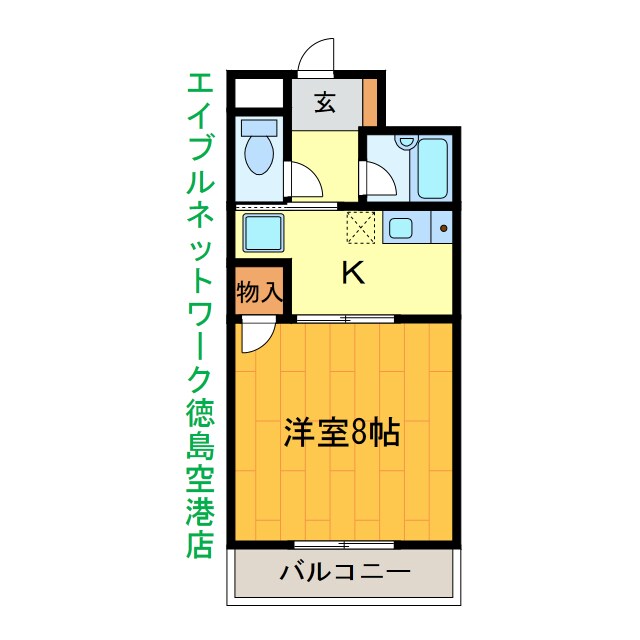 パールメゾン松茂の物件間取画像