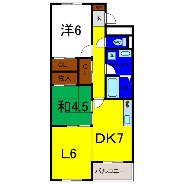 エス・プワールの物件間取画像