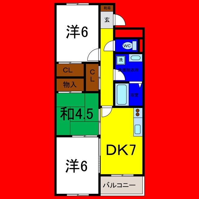 エス・プワールの物件間取画像