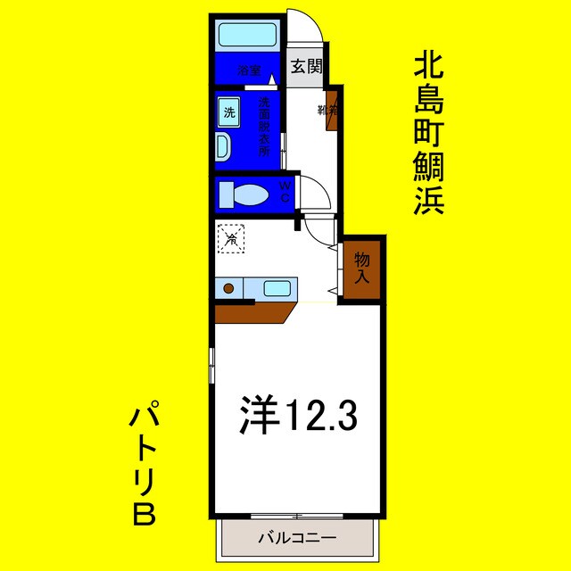 パトリＢの物件間取画像