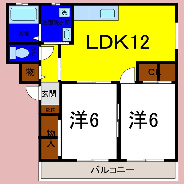 ソシア原の物件間取画像